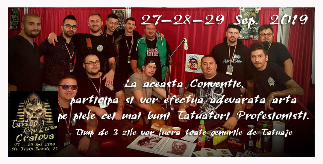 Tattoo Expo Craiova 2019 Banner 1